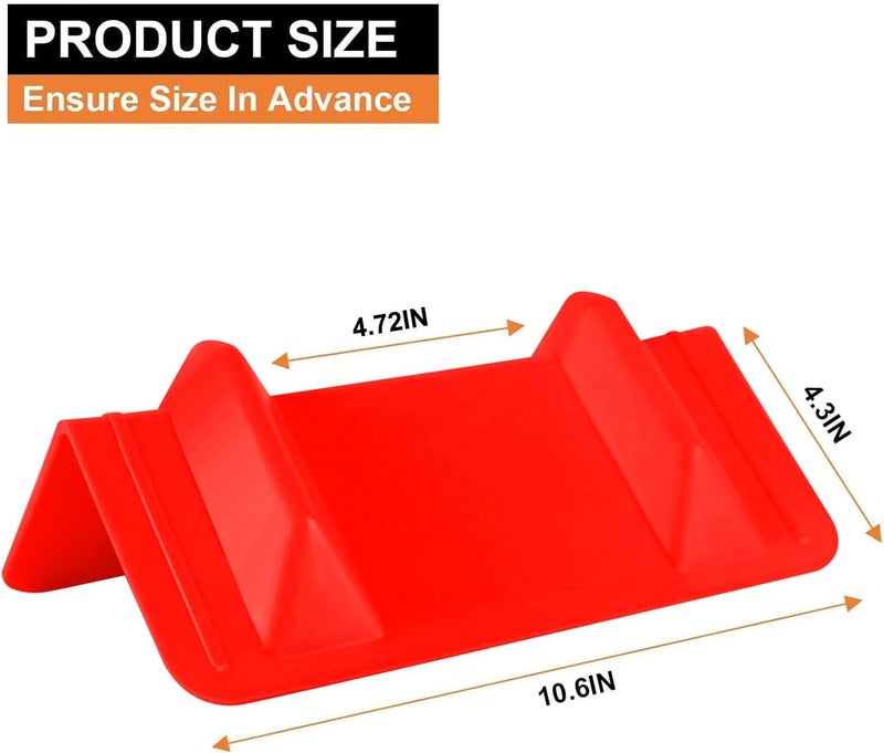 SALUINOKI 24 Pack Flatbed Edge Corner Protector for Cargo Shipping, Plastic Ratchet Strap Protectors for Tie Downs, Corner Guards for Straps Red - Image 3